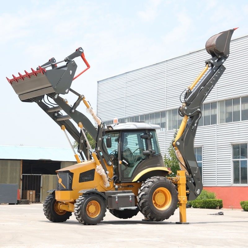 Máy chở kéo dầu diesel 1.2ton Máy kéo nông nghiệp 0.1cbm Bucket