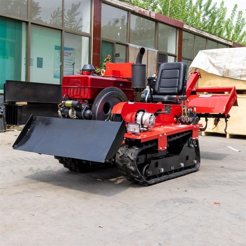 Đỏ xanh động cơ diesel máy kéo trang trại vườn cây quả Paddy Field Mini máy kéo