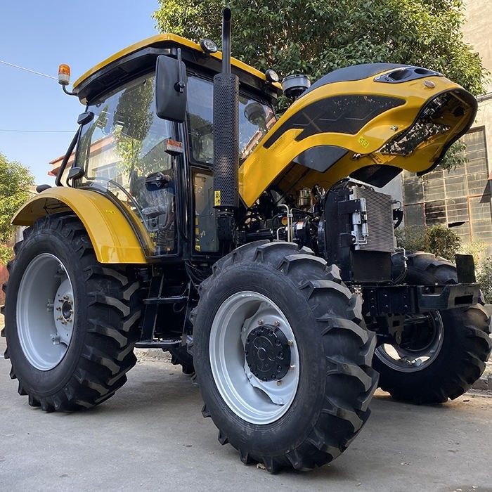 2024 Gear Drive mới Máy kéo nông nghiệp 110HP 120HP Máy kéo bánh xe với hộp số