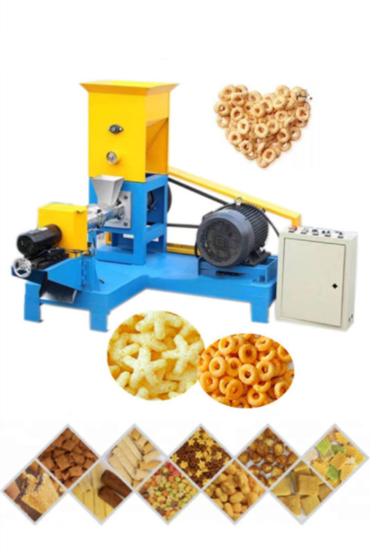 Máy xả bột ngô nhỏ Máy chế tạo đồ ăn nhẹ nhỏ với động cơ