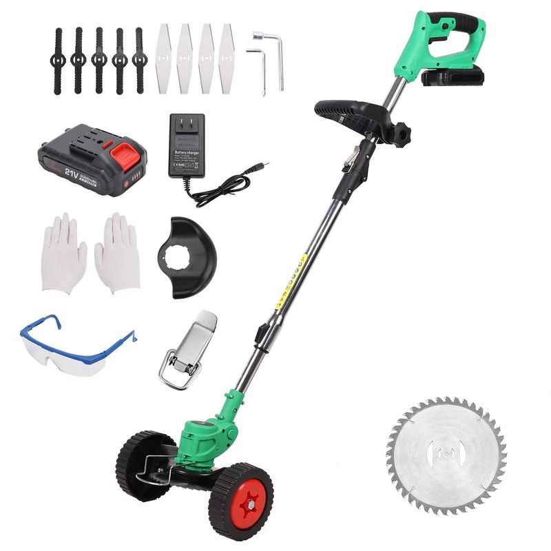 Máy cắt cỏ không dây pin 173CC Động cơ 1200W Độ cao cắt điều chỉnh
