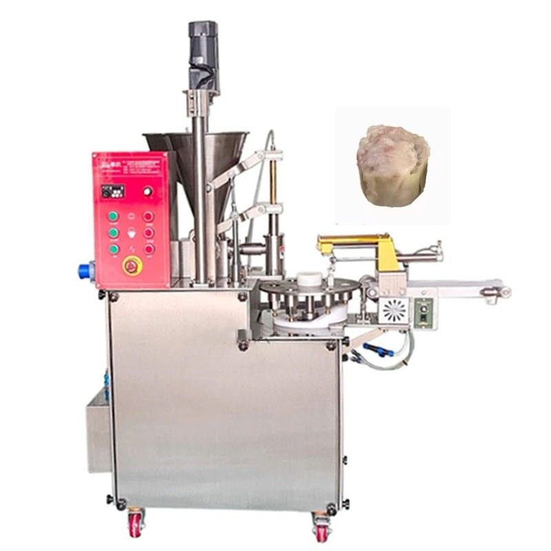 Máy cảm ứng thương mại Máy Samai Máy sản xuất bóng tối bán tự động Máy shuimai da tròn