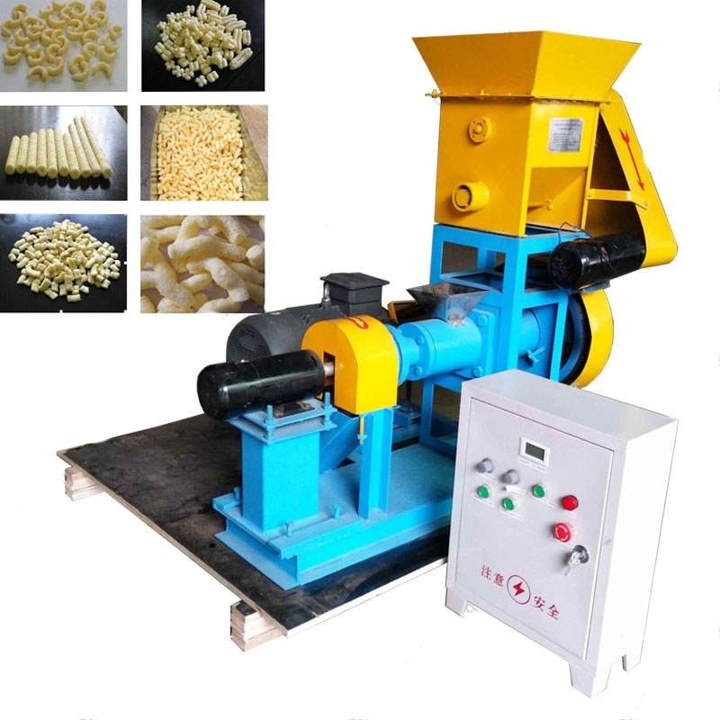 Các món ăn nhẹ phổ biến nhất Puffed Food Millet Corn Puff Extruder Machine
