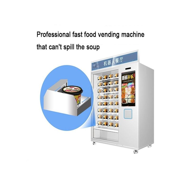 Sản phẩm bán nóng Nhanh Nhanh Cà phê Cupcake Tự động 32 Inch màn hình cảm ứng Máy bán hàng sưởi ấm vi sóng