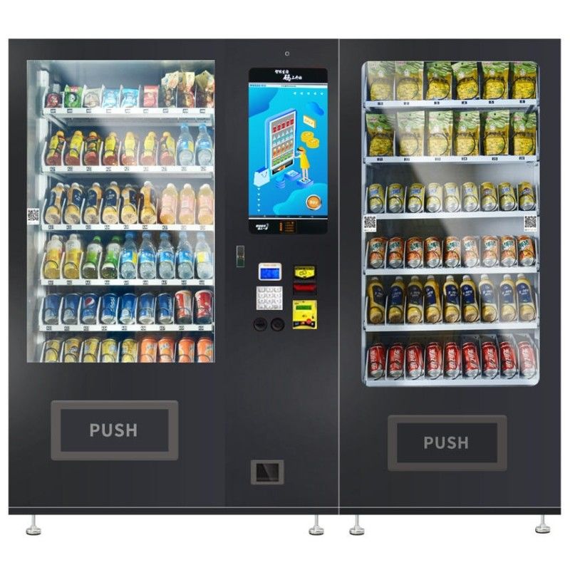 Máy bán hàng sản phẩm thú cưng chó mèo Máy xoắn ốc + Tủ đựng 2 trong 1 Micron Smart