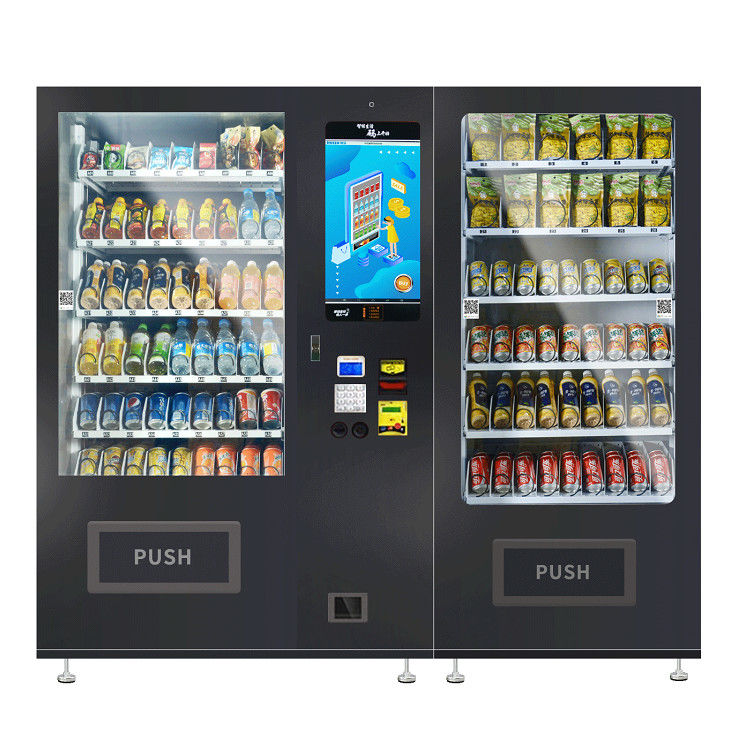 Máy bán hàng sản phẩm thú cưng chó mèo Máy xoắn ốc + Tủ đựng 2 trong 1 Micron Smart