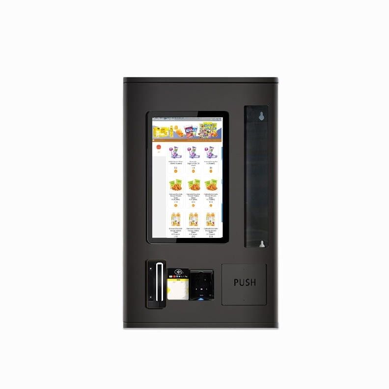 24 giờ cửa hàng tự phục vụ Máy bán hàng hỗn hợp cho thực phẩm và đồ uống Bánh nhẹ bán