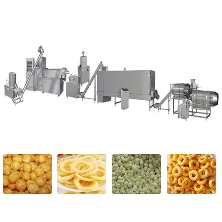Đường dây sản xuất đồ ăn nhẹ hoàn toàn tự động Máy chế tạo đồ ăn nhẹ điện cho chế biến thực phẩm nhất quán