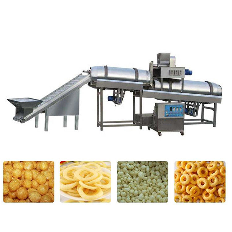 Đường dây sản xuất đồ ăn nhẹ hoàn toàn tự động Máy chế tạo đồ ăn nhẹ điện cho chế biến thực phẩm nhất quán
