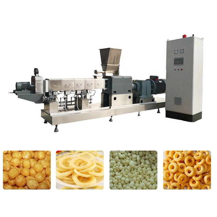 Đường dây sản xuất đồ ăn nhẹ hoàn toàn tự động Máy chế tạo đồ ăn nhẹ điện cho chế biến thực phẩm nhất quán
