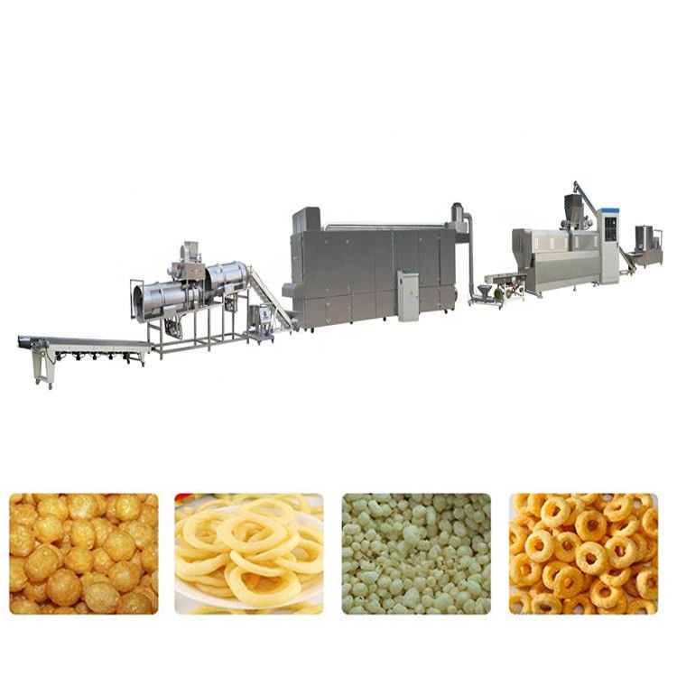 Sản phẩm cuối cùng Chiên đóng băng Chiên khoai tây chiên Máy chế tạo đồ ăn nhẹ bán tự động có năng suất cao