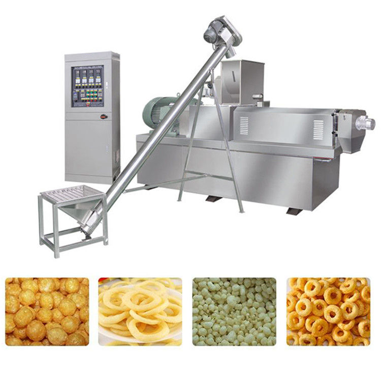 Sản phẩm cuối cùng Chiên đóng băng Chiên khoai tây chiên Máy chế tạo đồ ăn nhẹ bán tự động có năng suất cao