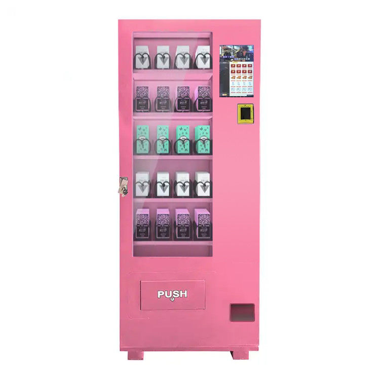 Hệ thống thanh toán Tiền giấy / Tiền xu / Quét / Tùy chỉnh Máy bán hàng tự động với máy giảm Worm Gear và kim loại