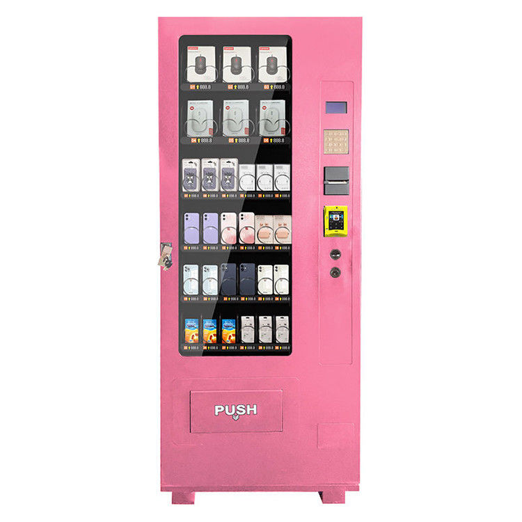 Máy bán nước trái cây tự động lớn với màn hình cảm ứng lựa chọn sản phẩm và dán sơn màu tùy chỉnh