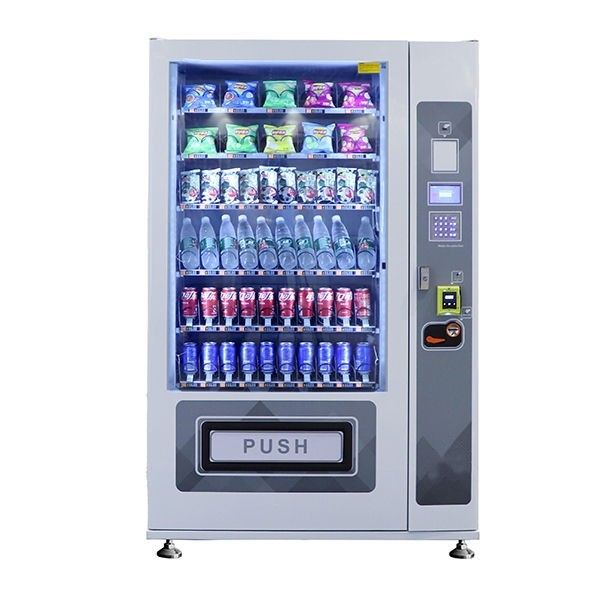Máy bán đồ uống lạnh 220V 50HZ với nhãn dán sơn màu tùy chỉnh trong điện áp